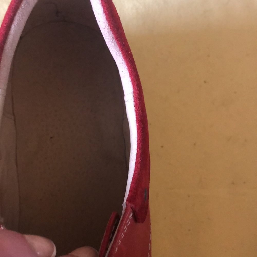 Wolky red boat style shoes - Picture 7 of 9